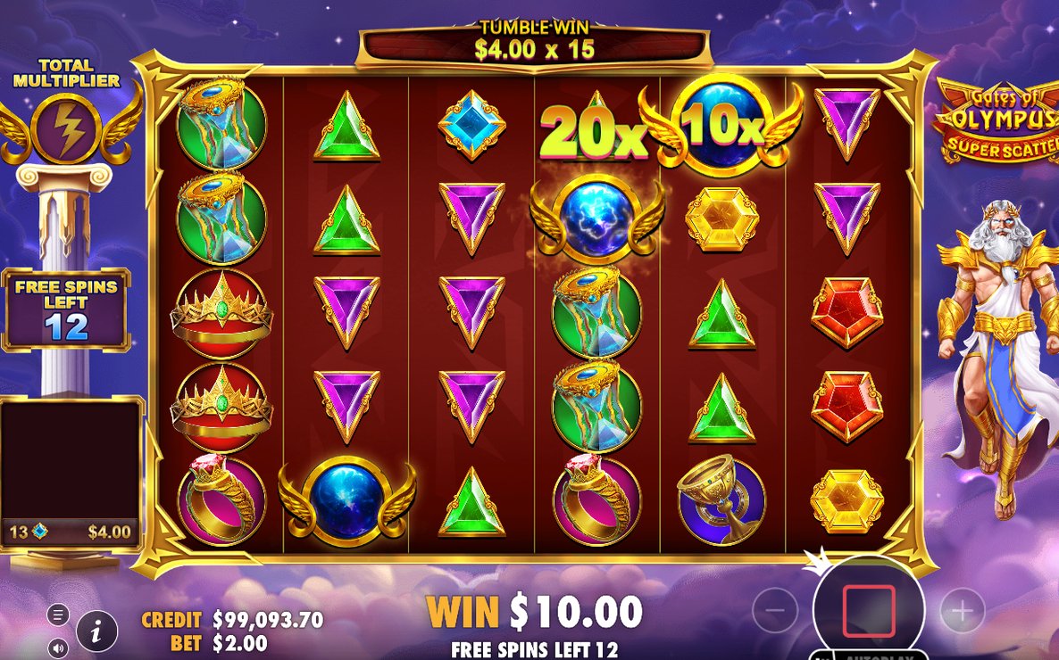 Free spins: den totala multiplikatorn och antalet kvarvarande spins