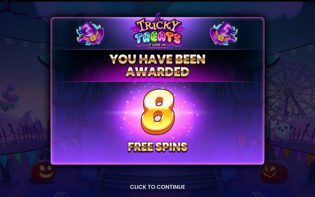 Free Spins-läget så som det visas i spelet